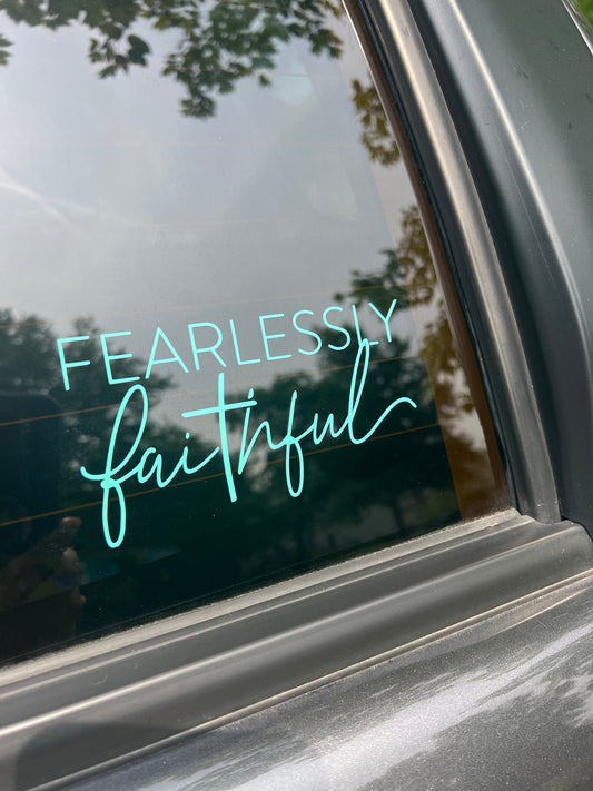 Fearlessly Faithful Decals