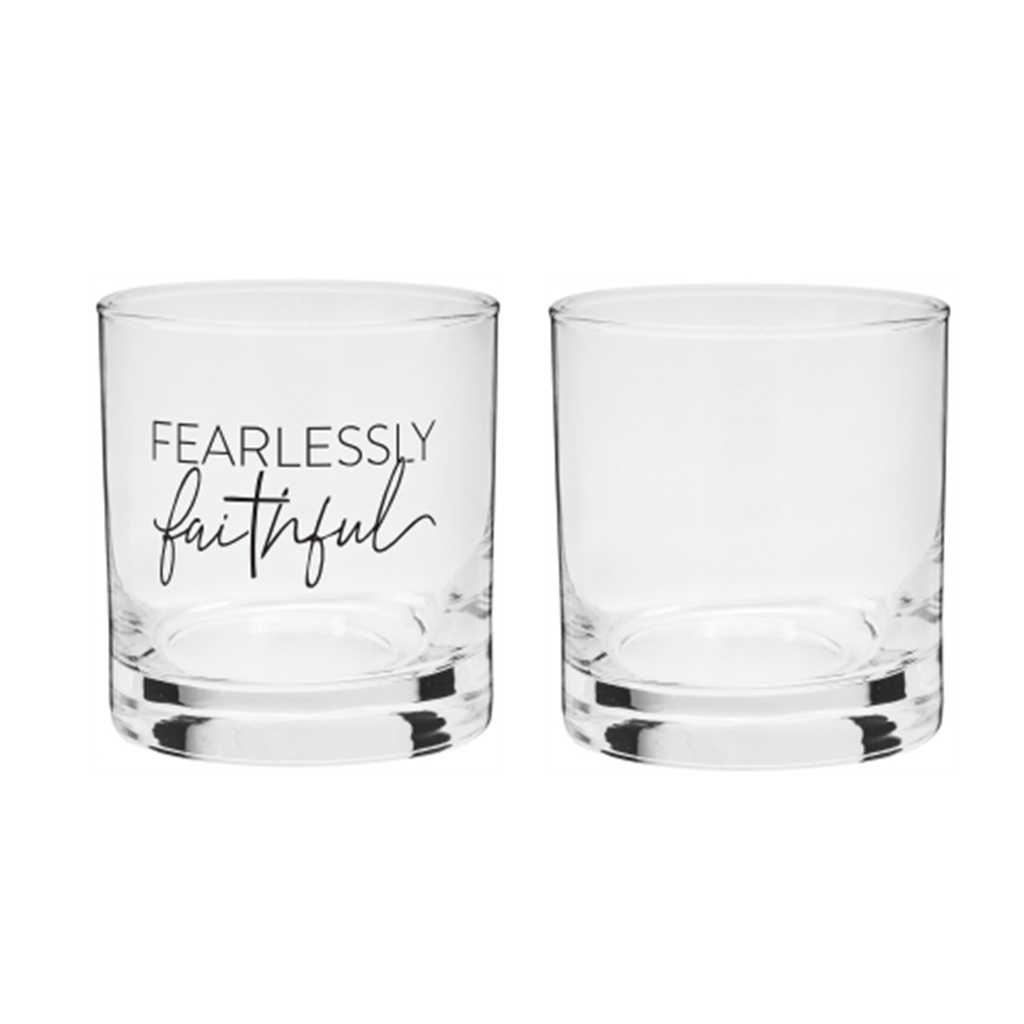 Fearlessly Faithful 8 oz. Glass