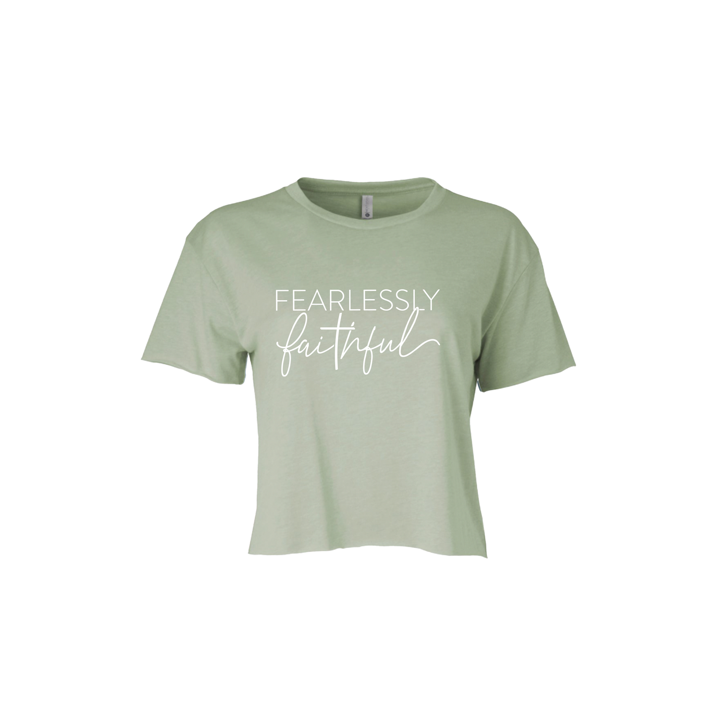 Fearlessly Faithful Crop Tops