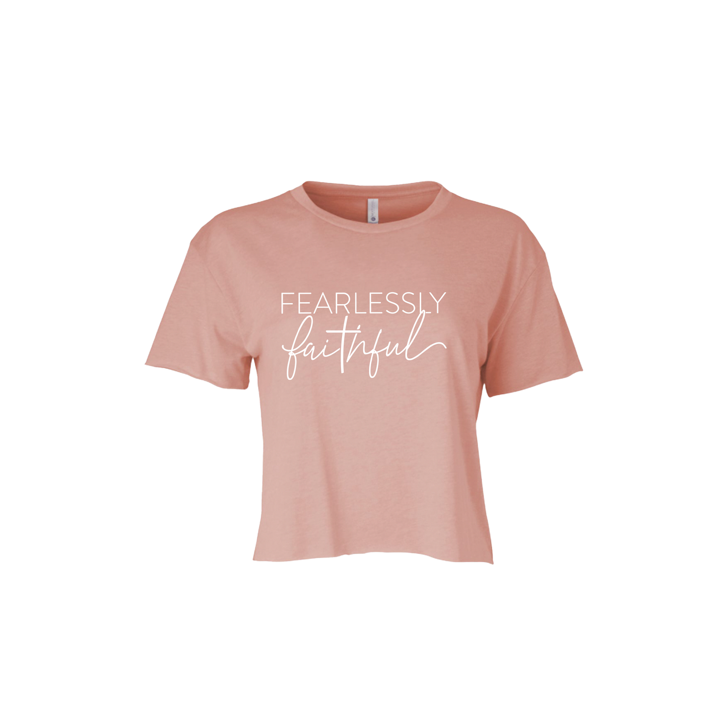 Fearlessly Faithful Crop Tops