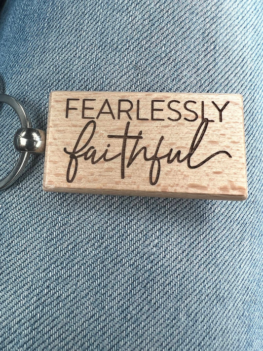 Fearlessly Faithful Keychains
