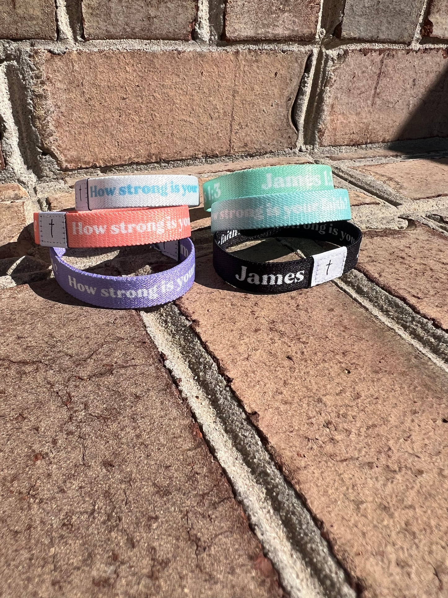 Fearlessly Faithful Elastic Bracelets