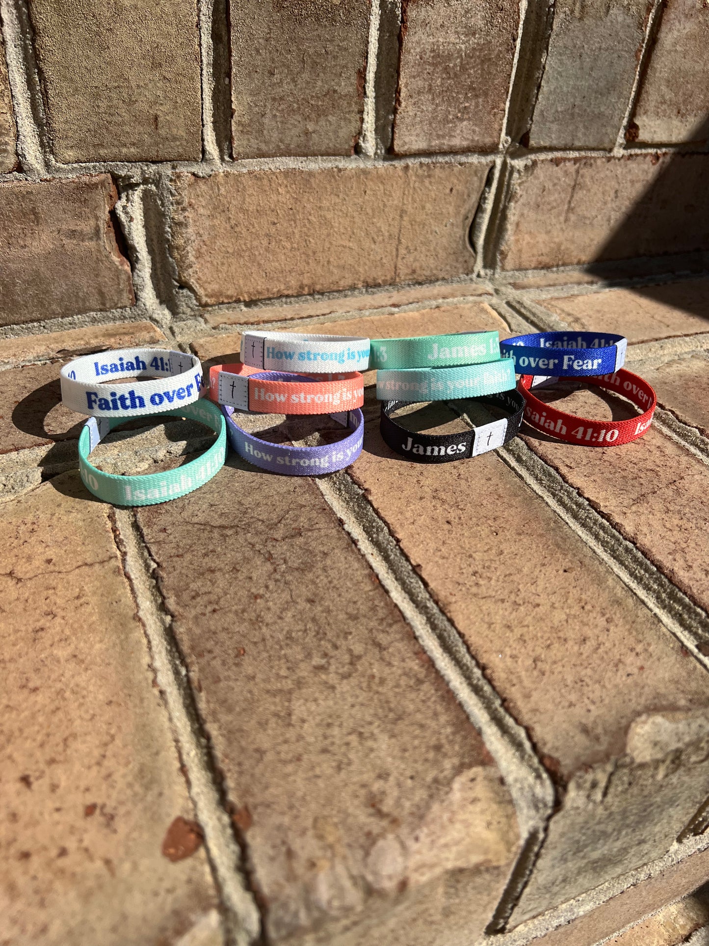 Fearlessly Faithful Elastic Bracelets