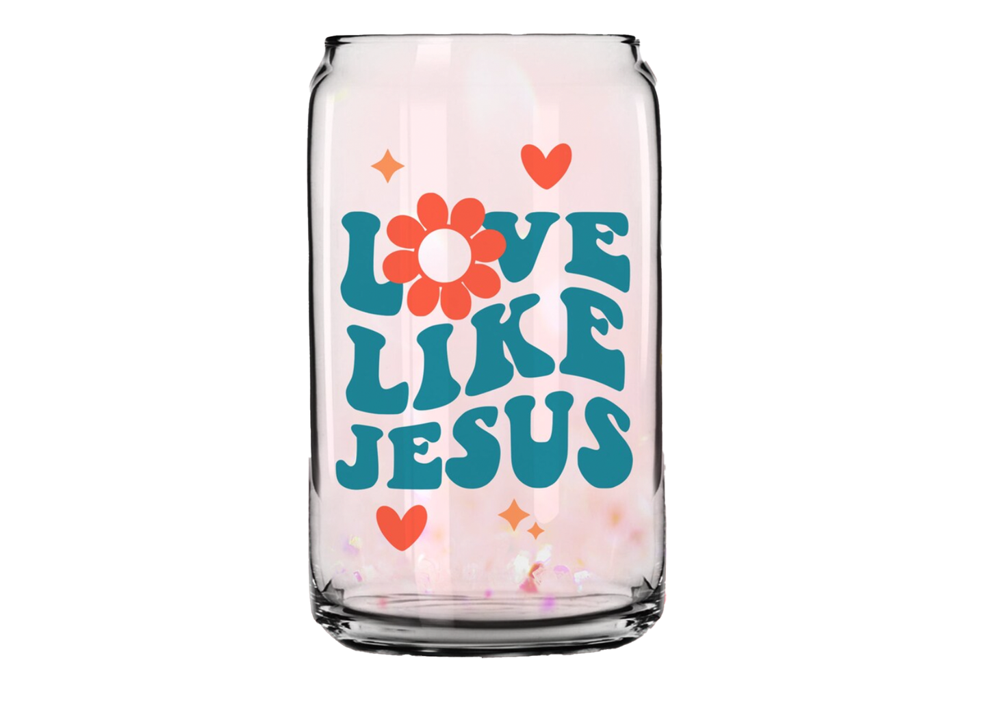 Love Like Jesus Glass