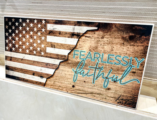 Fearlessly Faithful Wall Art